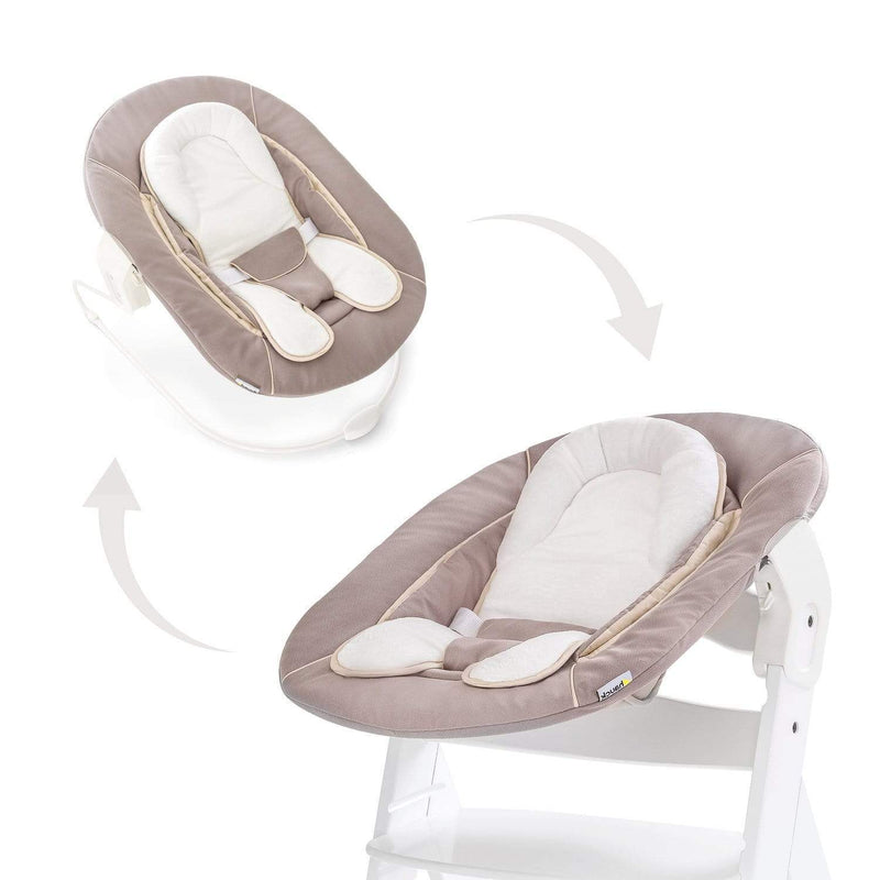 Hauck Alpha Bouncer 2in1 Stretch Beige baby bouncer, UK version