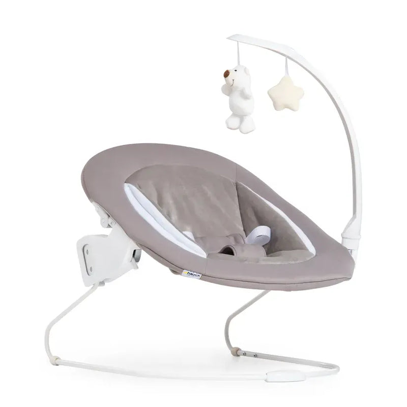 Hauck Alpha Bouncer Deluxe baby bouncer in Sand, UK version
