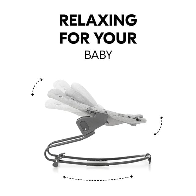 Hauck Alpha Bouncer Premium Nordic Grey, imported from the UK