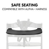 Hauck Alpha Click Tray black highchair accessory, imported from the UK