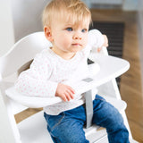 Hauck Alpha+ wooden highchair white, UK version