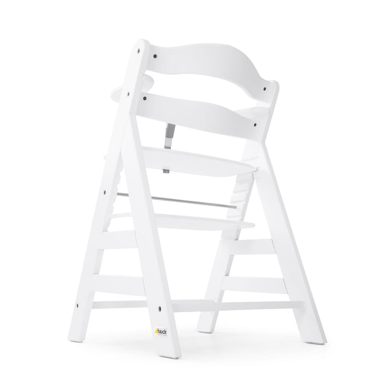 Hauck Alpha+ wooden highchair white, UK version