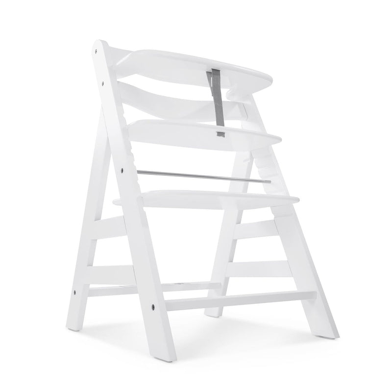 Hauck Alpha+ wooden highchair white, UK version