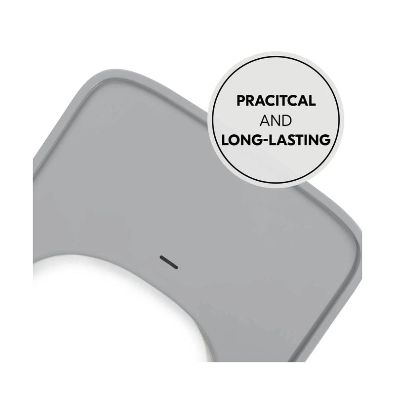 Hauck Alpha wooden highchair tray in grey, UK version