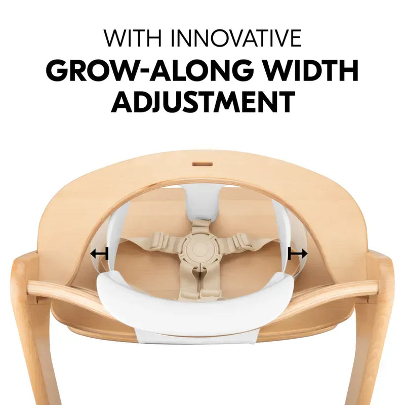 Hauck highchair baby seat in white colour, UK version