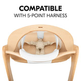 Hauck highchair baby seat in white colour, UK version