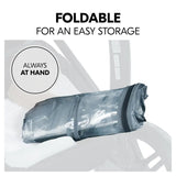 Hauck 4-wheeler pushchair raincover - British product