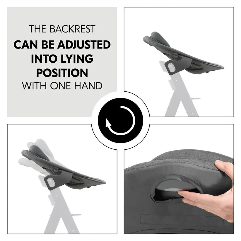 Hauck Alpha Bouncer Premium in Dark Grey - British product