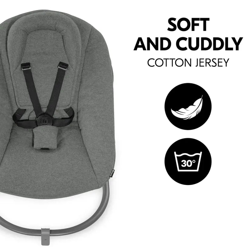 Hauck Alpha Bouncer Premium in Dark Grey - British product