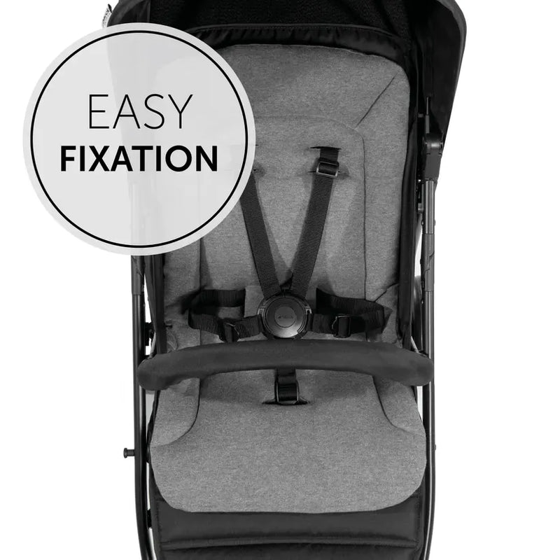 Hauck pram seat liner in charcoal - British product