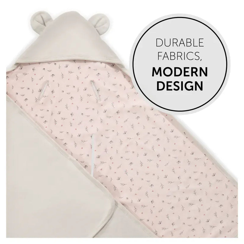 Hauck Snuggle N Dream baby blanket beige bloom 80x80 cm (British brand)