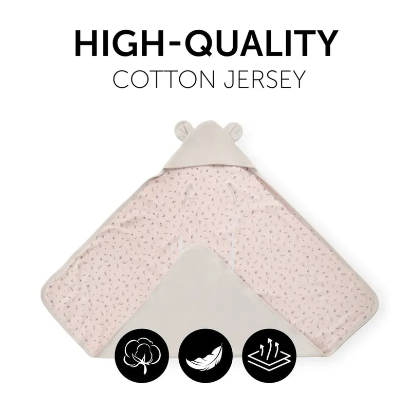 Hauck Snuggle N Dream baby blanket beige bloom 80x80 cm (British brand)