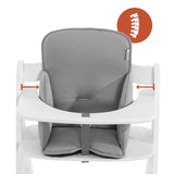 Hauck highchair seat reducer cushion Stretch Grey (British brand)