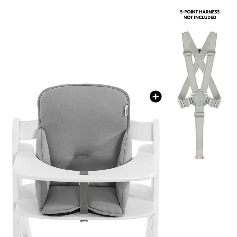 Hauck highchair seat reducer cushion Stretch Grey (British brand)