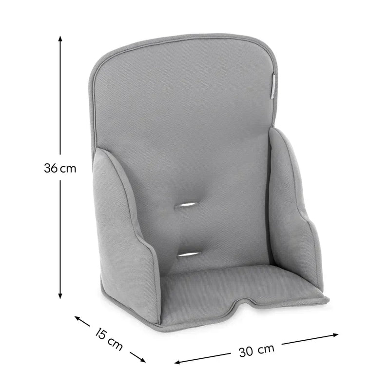 Hauck highchair seat reducer cushion Stretch Grey (British brand)