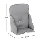 Hauck highchair seat reducer cushion Stretch Grey (British brand)
