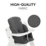 Hauck Alpha Cosy Select Jersey Charcoal highchair seat reducer - British product