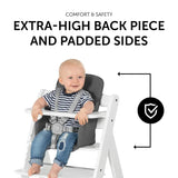 Hauck Alpha Cosy Select Jersey Charcoal highchair seat reducer - British product