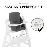 Hauck Alpha Cosy Select Jersey Charcoal highchair seat reducer - British product