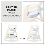 Hauck highchair storage box set white, imported from the UK