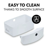 Hauck highchair storage box set white, imported from the UK