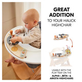 Hauck Play Cockpit interactive wooden highchair toy (British brand)