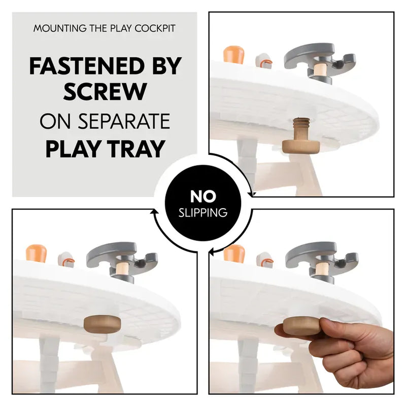 Hauck Play Cockpit interactive wooden highchair toy (British brand)