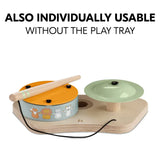 Hauck Play Drums S wooden baby drum set with cymbal, UK version