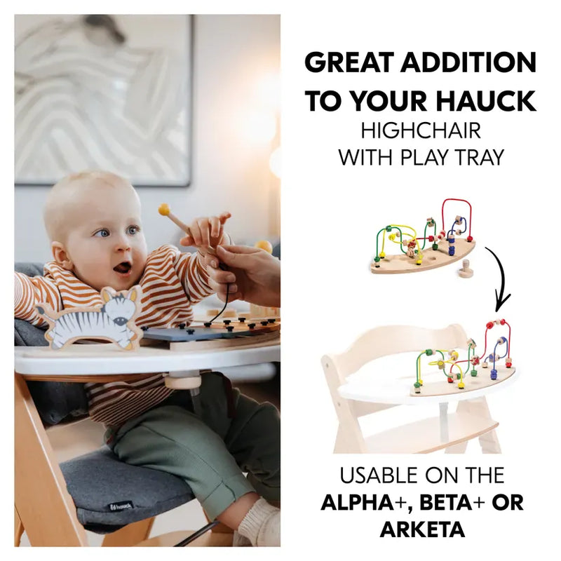 Hauck water animals bead maze toy for highchair play trays - British product