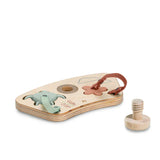 Hauck Play Puzzling S puzzle in silicone and wood (British brand)