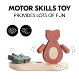 Hauck Play Shaking S wooden bear toy (British brand)