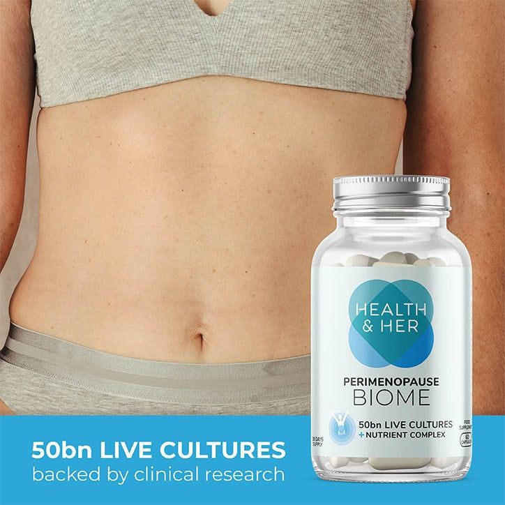 Health & Her Perimenopause Biome Food Supplement 60 Capsules
