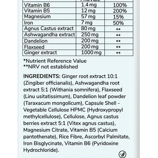 Health & Her Premenstrual Multi-nutrient Support Supplement Capsules    60 per pack