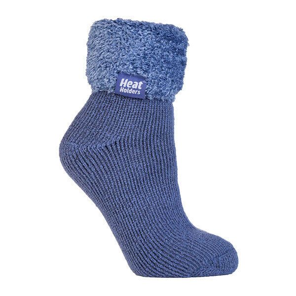 Heat Holders Ladies Non Slip Thermal Ankle Bed Socks 4-8 UK