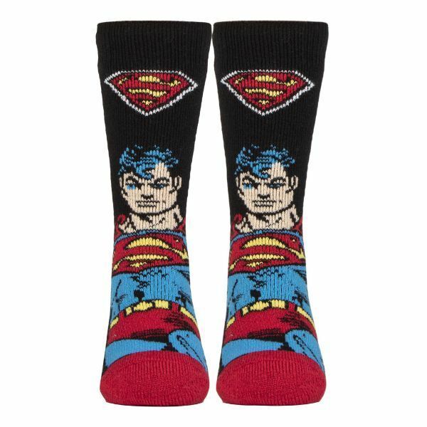 Heat Holders Lite Mens Novelty Superman Socks 6-11 UK