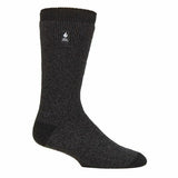 Heat Holders Mens Extra Thick Warm Thermal Socks 6-11 UK Charcoal / Mid Grey Heel & Toe (Berlin) / 1EA