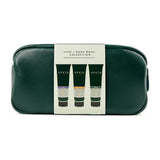 Heath Wash Bag and Hair and Body Washes Trio