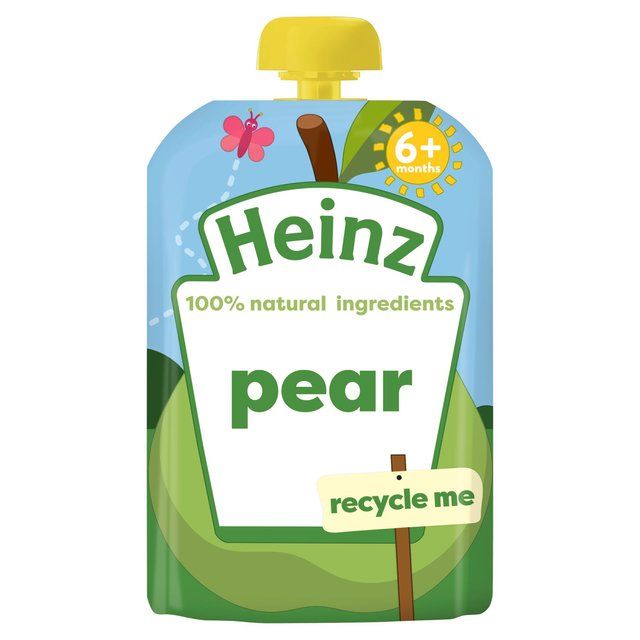 Heinz Pear Baby Food Fruit Pouch 6+ Months 100g