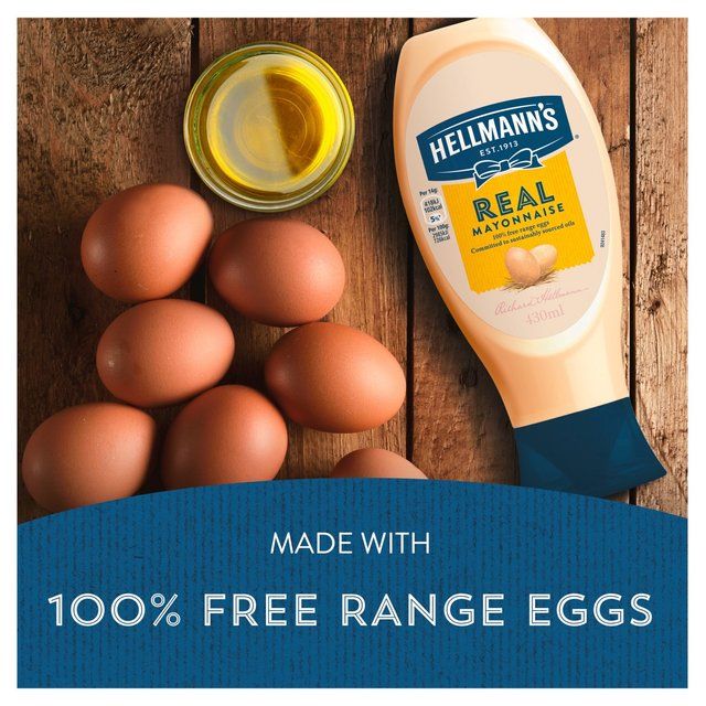 Hellmann's Real Squeezy Mayonnaise 430ml