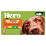 Hero by ASDA Adult Dog Food Jelly Selection Meaty & Poultry 40 x 100g Pouches