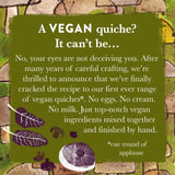 Higgidy Porcini Mushroom & Spinach Vegan Quiche 155g