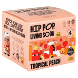 Hip Pop Tropical Peach Living Soda 4 x 330ml
