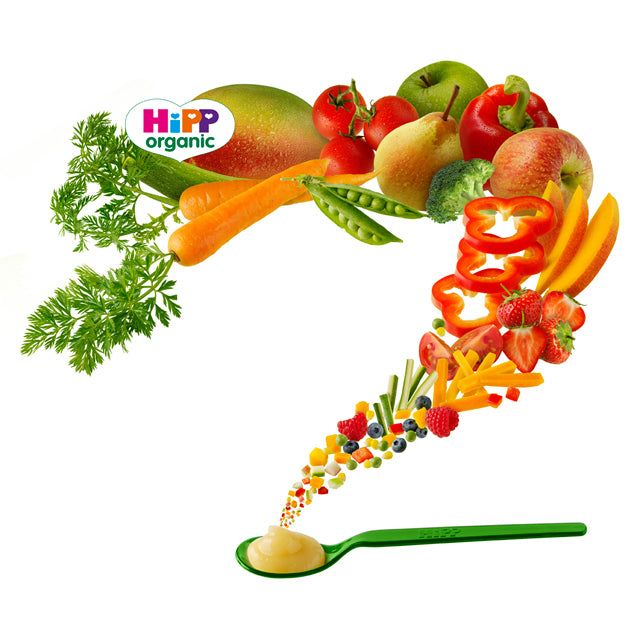 HiPP Organic Apple & Pear Baby Food Jar 4+ Months    125g