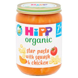 HiPP Organic Star pasta with Squash & Chicken Baby Food Jar 7+ Months    190g