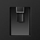 Hisense RS840N4WFE, Side by Side Fridge Freezer with Non Plumbed Water Dispenser, E Rated in Black