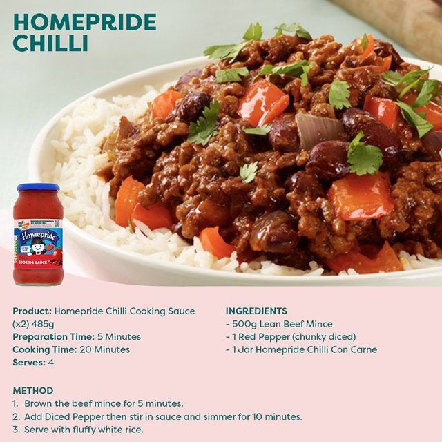 Homepride Chilli Cooking Sauce 485g