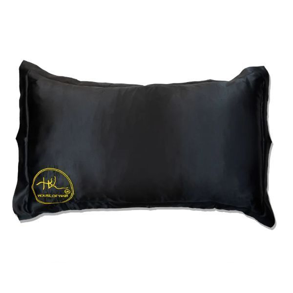 House of Hair UK Silk Pillow - Black Black