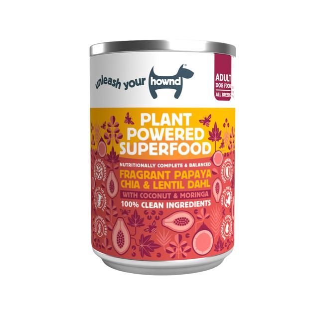 Hownd Papaya Lentil & Chia Dahl with Coconut & Moringa Wet Dog Food 400g