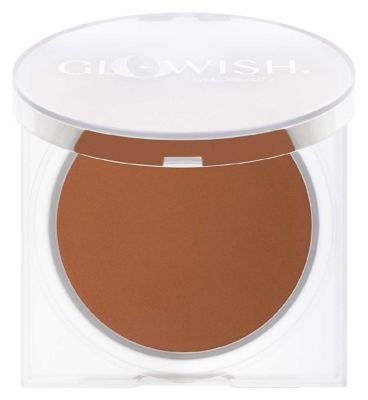 Huda Beauty GloWish Luminous Pressed Powder 10 deep tan