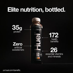 Huel Black Edition 100% Nutritionally Complete Meal Vanilla 500ml